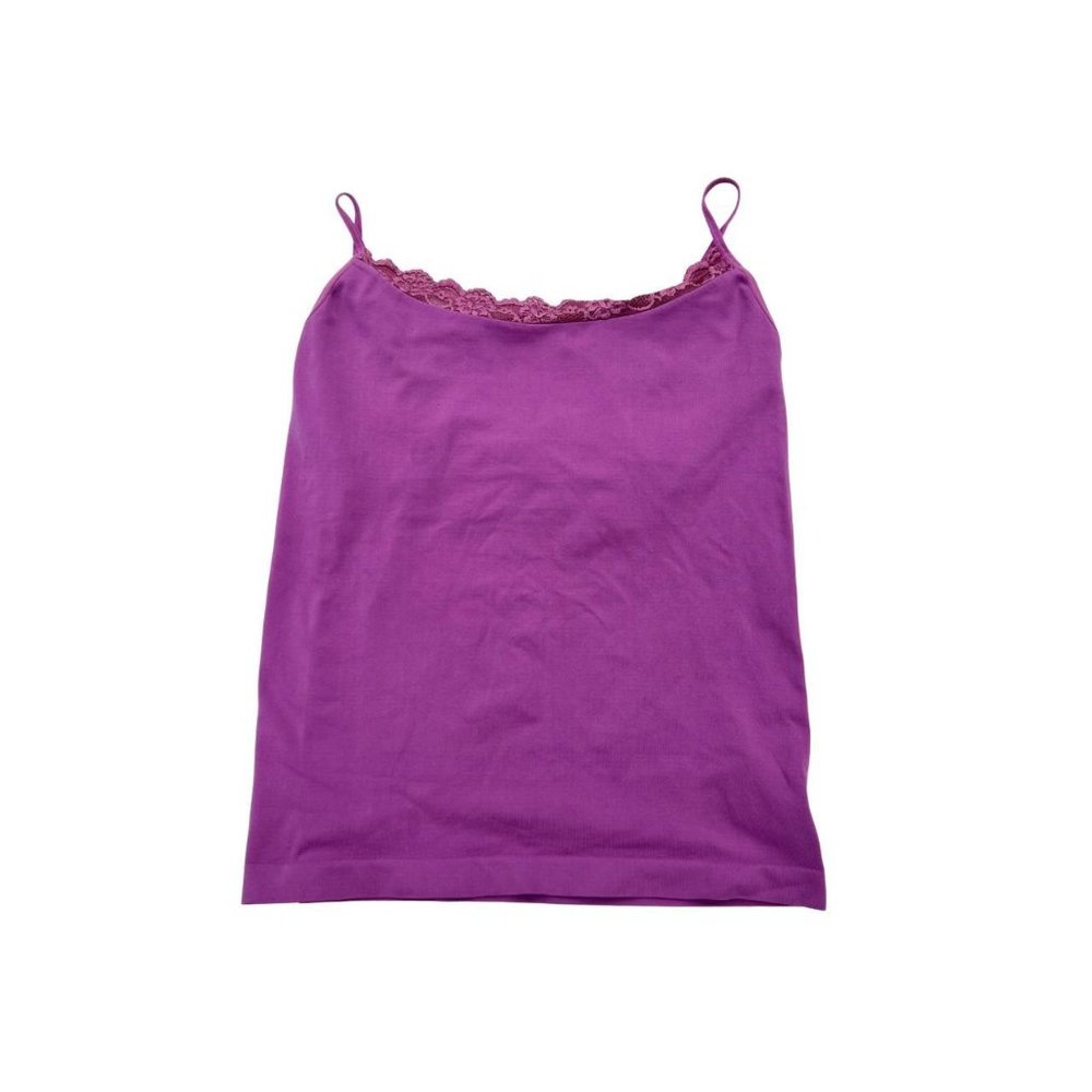 Valerie Stevens Purple Lace Tank Top Camisole